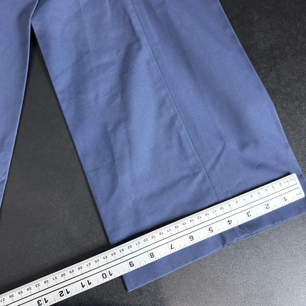Chaps Ralph Lauren Mens Blue Flat Front Casual Chino Pants 34 / 34 (act 32 / 34)